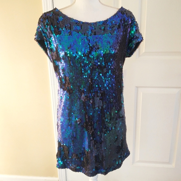 Tobi Sequin Dress Small NWT - Picture 1 of 6